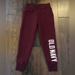 Girls Old Navy fleece sweatpants